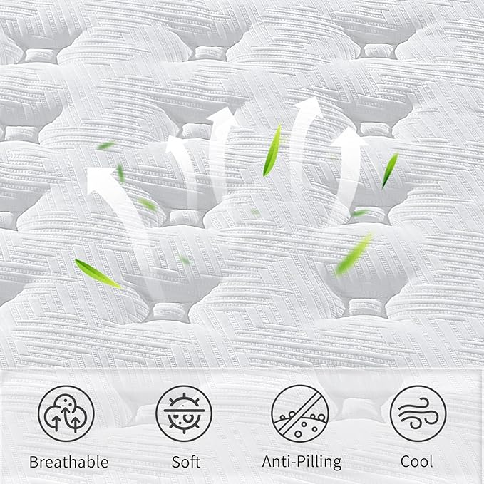 FLEXISPOT Adjustable Bed Frame Base Twin XL+12-inch Certipur-US Hybrid Mattress with Individual Pocket Spring, Quick Assembly, Massage, Zero Clearance, Whisper Quiet Durable Motor, Zero Gravity