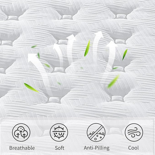 FLEXISPOT Adjustable Bed Frame Base Twin XL+12-inch Certipur-US Hybrid Mattress with Individual Pocket Spring, Quick Assembly, Massage, Zero Clearance, Whisper Quiet Durable Motor, Zero Gravity