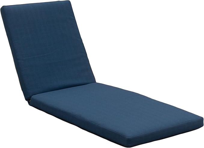 Tommy Bahama Chaise Cushion, 24" X 79" X 2.5", Bamboo Bay Cobalt