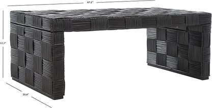 Safavieh Home Collection WIK6503 Table, Black/Kubu