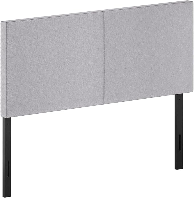 Furinno Roanne Upholstered Headboard, Full, Glacier