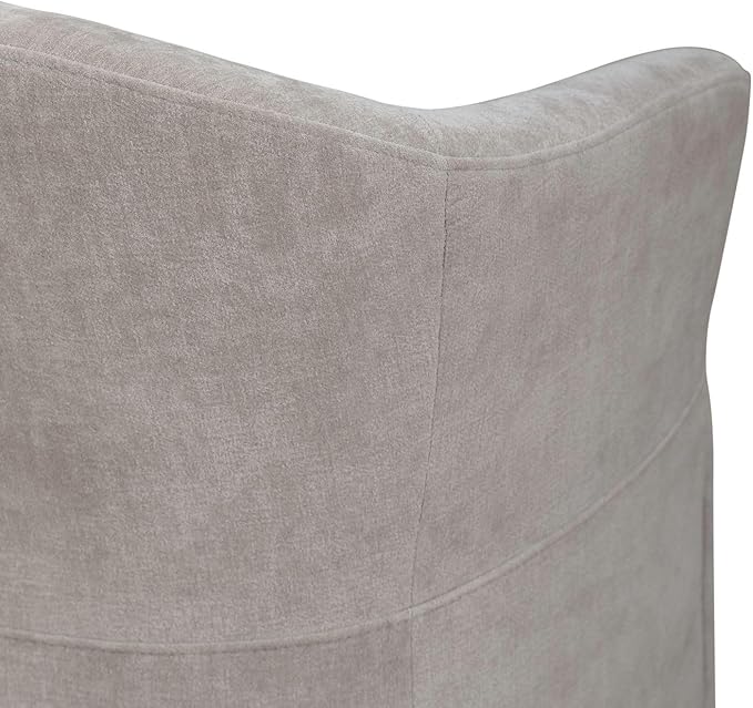 Liberty Furniture Accent Dining Chair with Castors - Squared Arm - Truffle Upholstry