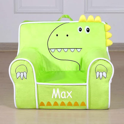 DIBSIES Personalized Creative Wonders Toddler Chair - Ages 1.5 to 4 Years Old (Dinosaur)