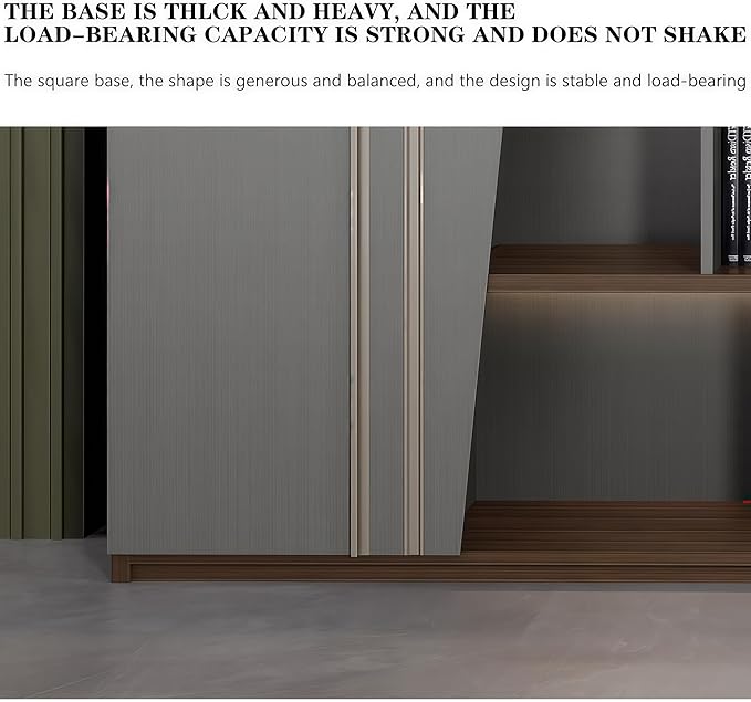 Modern Executive Desk, 110.2 inch L Shaped Desk with Storage, L Shape Corner Desk Drawers and Lockable Storage No Installation Required, Without Desk or Computer Chair (Filing Cabinet)