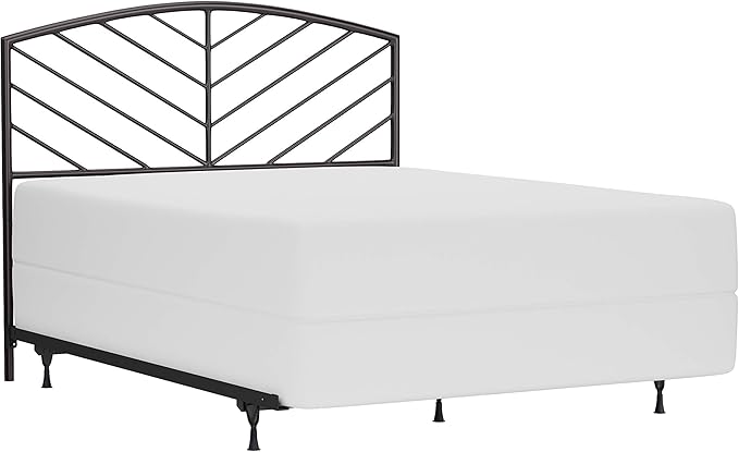 Hillsdale Essex Metal Frame, Queen Headboard, Gray Bronze