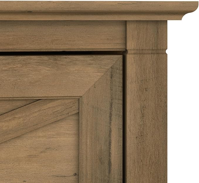 Bush Furniture Key West 2 Drawer Lateral File Cabinet in Reclaimed Pine, Document Storage for Home Office, Accent Chest with Drawers