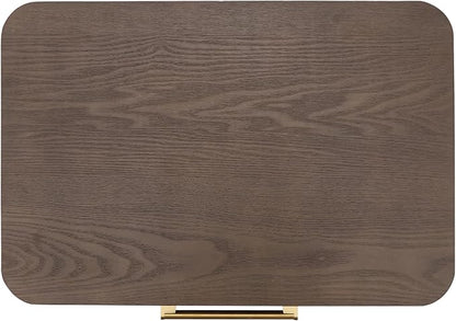 Christopher Knight Home Egbert Modern Nightstand with Drawers, Wooden Small Night Stand with Rounded Corners Design, Bedside Table/End Table for Bedroom, Multipurpose Storage Cabinet, Brown
