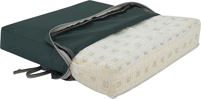 Classic Accessories Ravenna Water-Resistant 48 x 18 x 3 Inch Outdoor Bench/Settee Cushion, Patio Furniture Swing Cushion, Mallard Green