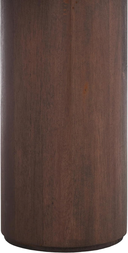 SAFAVIEH Home Collection Meek Brown 3-Leg Round Coffee Table