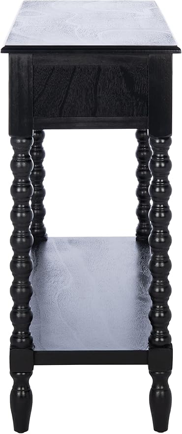 SAFAVIEH Home Collection Athena Black 2-Drawer Console Table