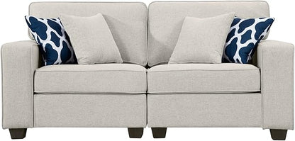 Legend Vansen Modular Sectional Sofa L Shaped Couch with Ottoman Modern Reversible Corner Sectional Couch for Living Room