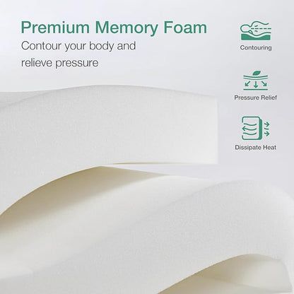 Novilla Twin XL Mattress 6 Inch,Bonnell Spring Hybrid Mattress for Spine Support & Cooling Comfort - Adaptive Foam Layer with Medium Firm- CertiPUR-US Certified for Youth/Guest Rooms