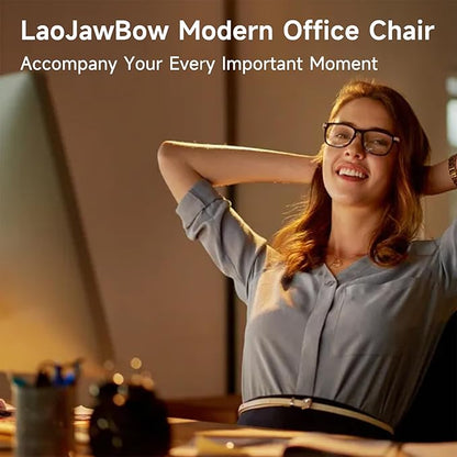 Ergonomic Office Chair - 400LB Comfy Desk Chairs with Adjustable Headrest and Lumbar Back Support, Mesh Computer Chairs with Wheels and Arms for Home Office, Study, Bedroom and Dorm (04blue)