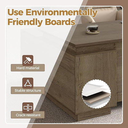 L Shape Executive Office Desk with Reversible Cabinets, Lockable Drawers, Cable Box & Privacy Panel – Modern Wood Grain Desk for Home Office or Business Use(Walnut,63" L*32" W*30" H)