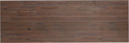 SIMPLIHOME Lowry Large Desk - 72-Inch Wide Solid Acacia Wood and Metal Writing Desk in Distressed Charcoal Brown, Modern Industrial Home Office Table with 2 Deep Drawers and Flip-Down Keyboard Tray