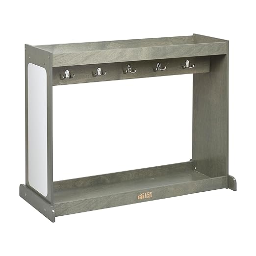 ECR4Kids Streamline Dress-Up Island, Costume Organizer, Grey Wash