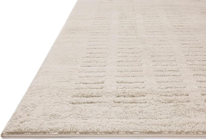 Loloi Amber Lewis Monty Collection MOT-03 Ivory/Beige 2'-7" x 4', .50" Pile Height, Area Rug
