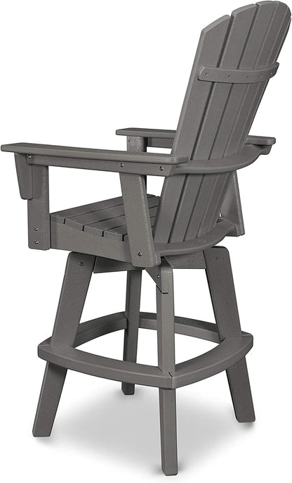 POLYWOOD® Nautical Bar Chair, Teak