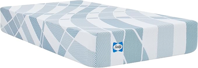 Sealy Dreamlife 10” Hybrid Mattress-in-a-Box, California King, SealyComfort Gel Memory Foam, SealyResponsive Encased Coils, Surface-Guard Technology