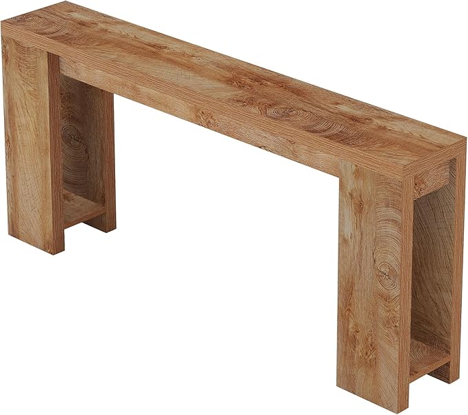 Tribesigns 70.9-Inch Long Console Table, Farmhouse Wooden Entryway Sofa Table Behind Couch, Narrow Entry Console for Living Room, Hallway, Entrance, Foyer