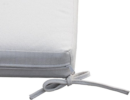 Tommy Bahama Bench Cushion, 48" X 16" X 2.5", Bamboo Bay Bone