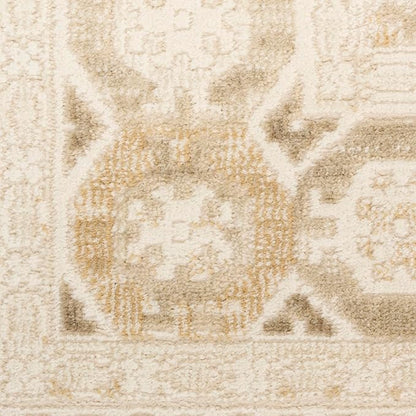Nourison Home Pardis Ivory Beige 2' x 6' Area Rug - Easy Clean, Non Shedding, Bed Room, Living Room, Dining Room, Kitchen (6' Runner)