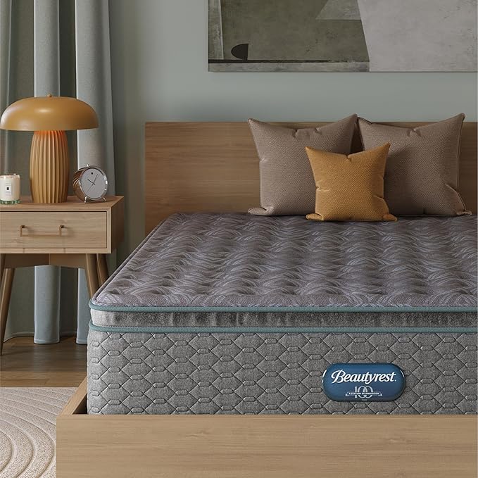 Beautyrest Prime Dream Medium Pillow Top 14.25" Mattress - Full - Durable Pocketed Coil, Support, Pressure Relief, Cooling, Motion Separation; 100 Night Sleep Trial and 10 Year Warranty