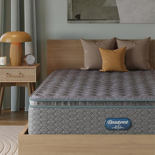 Beautyrest Prime Dream Medium Pillow Top 14.25" Mattress - Twin XL - Durable Pocketed Coil, Support, Pressure Relief, Cooling, Motion Separation; 100 Night Sleep Trial and 10 Year Warranty