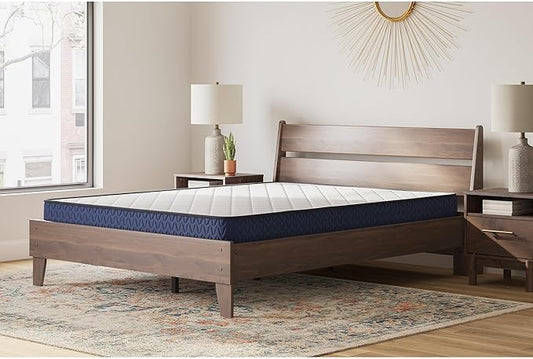 Signature Design by Ashley Twin Size Firm 6" Memory Foam Mattress, Super Soft Foam with Breathable Quilted Cover, Fiberglass Free, Mattress in A Box, Adjustable Base Compatible, Limited Warranty