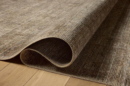 Loloi Amber Lewis Molly Collection MOL-07 Tobacco/Sage 3'-0" x 5'-0" Low Pile Accent Rug