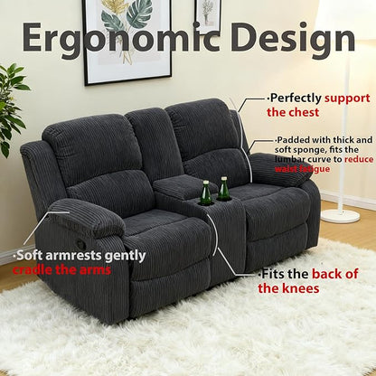 Electric Lift Recliner Sofa, Warm Plush Corduroy Fabric - Comfy Reading Chair for Living Room & Study, Ergonomic Electric Reclining Chair with Soft Upholstery