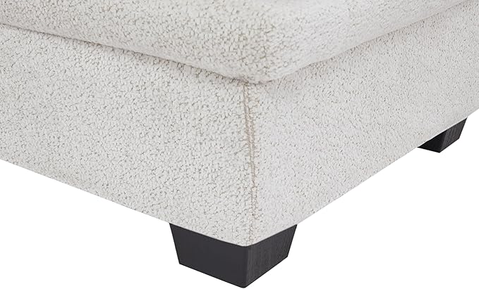 Christopher Knight Home Zery 7-Piece U-Shape Lounge Sofa Couch with Ottomans, Modern Modular Sectional Sofa Set with Pillow Back for Living Room, Chenille Upholstered Cloud Couch with Deep Seat,Beige