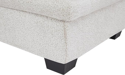 Christopher Knight Home Zery 7-Piece U-Shape Lounge Sofa Couch with Ottomans, Modern Modular Sectional Sofa Set with Pillow Back for Living Room, Chenille Upholstered Cloud Couch with Deep Seat,Beige
