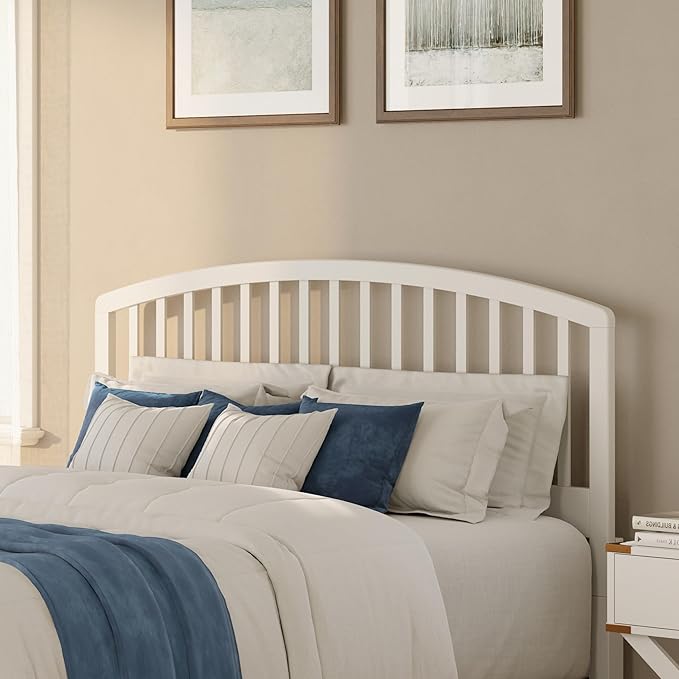 Hillsdale Carolina Headboard, Bed Frame Not Included, Full/Queen, White