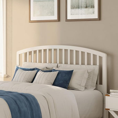 Hillsdale Carolina Headboard, Bed Frame Not Included, Full/Queen, White