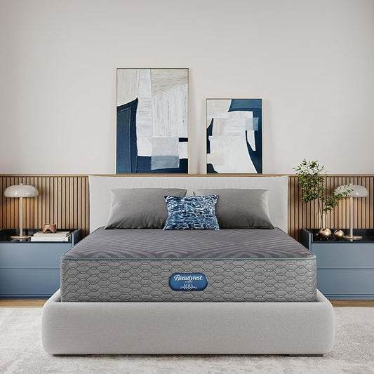 Beautyrest Days End Medium Firm 12" Hybrid Mattress - Queen - Cooling Tech, Supportive Durable Pocketed Coils, Pressure Relief, Motion Separation; 100 Night Sleep Trial and 10 Year Warranty