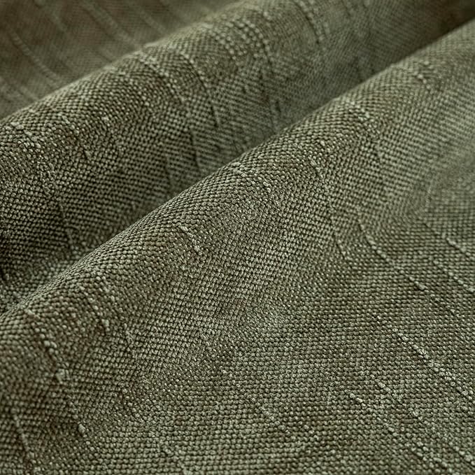 Foindtower Pack of 2 Soft Textured Chenille Throw Decorative Pillow Covers Square Accent Solid Cushion Cover Cozy Neutral Farmhouse Pillow Case for Couch Sofa Bedroom Living Room 26x26 Inch,Dark Green