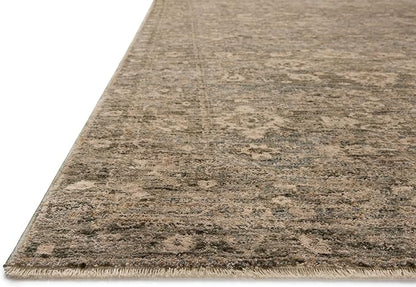 Loloi Magnolia Home by Joanna Gaines Junie Collection JUE-06 Lagoon/Natural 2'-7" x 8'-0", .38 Pile Height, Runner Rug