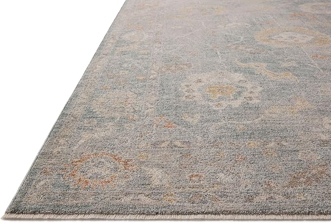 Loloi Chris Loves Julia Louisa Collection LOI-02 Ocean/Sunset 2'-3" x 3'-10", .38" Pile Height, Accent Rug