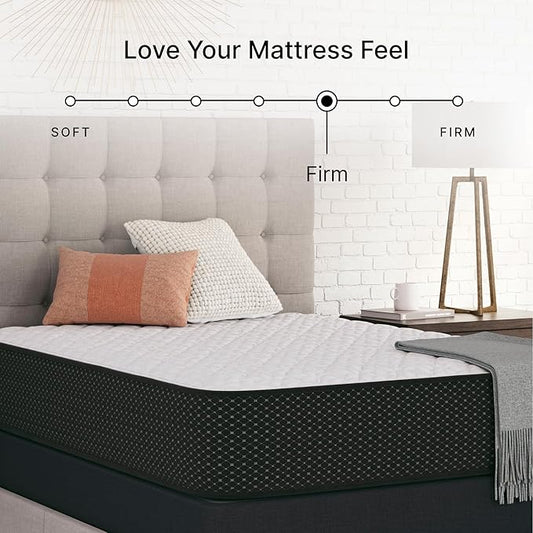 Signature Design by Ashley Limited Edition Firm 12 Inch Hybrid Mattress with Gel Memory Foam and Edge Support for Cool Sleep and Pressure Relief, Twin XL, Fiberglass Free, Mattress In A Box