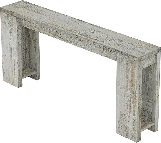 Tribesigns 70.9-Inch Long Console Table, Farmhouse Wooden Entryway Sofa Table Behind Couch, Narrow Entry Console for Living Room, Hallway, Entrance, Foyer
