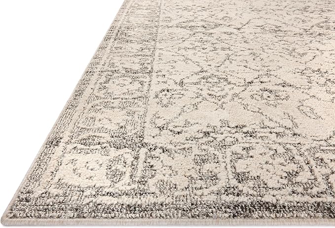 Loloi Magnolia Home by Joanna Gaines Gigi Collection GIG-02 Ivory/Stone 2'-7" x 7'-6" Runner Rug