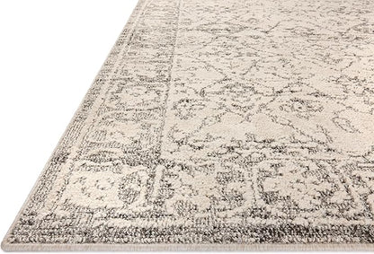Loloi Magnolia Home by Joanna Gaines Gigi Collection GIG-02 Ivory/Stone 2'-7" x 4' Accent Rug
