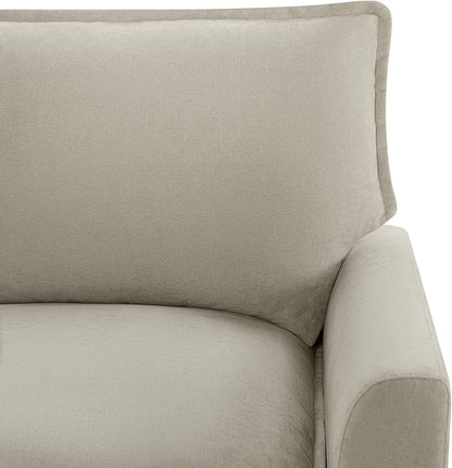 CHITA 113" Oversized Cloud Sectional Couch, Modern Modular Sectional Sofa Set for Living Room, 4 Seater L Shaped Couch, Taupe