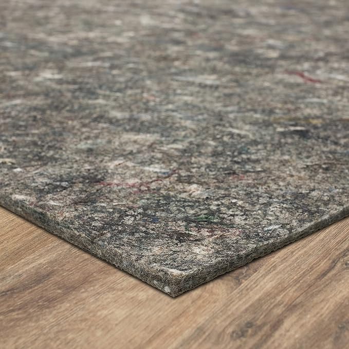 Mohawk Home 10' x 14' Non Slip Grip Rug Pad 1/2" Thick Dual Surface Felt Cushion + Rubber Gripper - Safe for All Floors