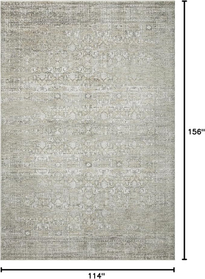 Loloi Amber Lewis Honora Collection HON-04 Grey/Beige 9'-6" x 13' Area Rug