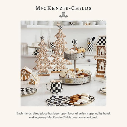 MACKENZIE-CHILDS Gingerbread Cookie Tabletop Christmas Tree, Gingerbread Christmas Decor, Large