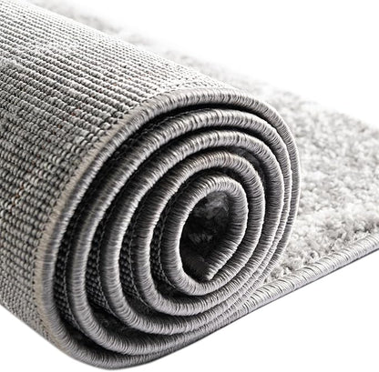 Unique Loom Trellis Frieze Collection Area Rug - Geometric (6' 1" x 9', Light Gray/ Ivory)