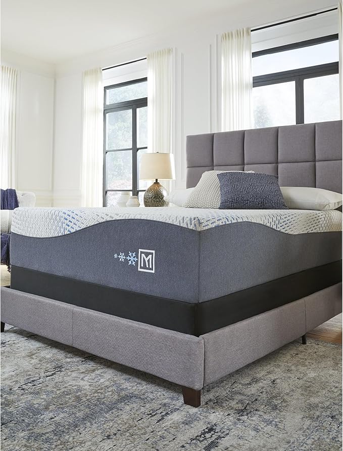 Signature Design by Ashley 10" Mattress Box Spring with Metal Foundation, Twin XL, Black