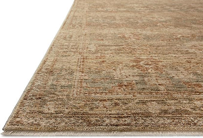 Loloi Magnolia Home by Joanna Gaines Junie Collection JUE-03 Spice/Multi 2'-7" x 8'-0", .38 Pile Height, Runner Rug